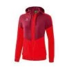 Erima Damen Squad Tracktop Jacke Mit Kapuze - Rot
