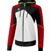 Erima Premium One 2.0 Trainingsjacke Mit Kapuze - Schwarz/weiß/rot