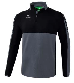 Erima SIX WINGS Training Top - Slate Grey/black