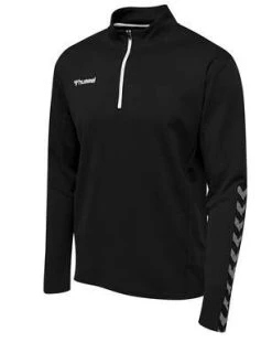 Hummel Authentic Half-Zip Sweatshirt Woman Schwarz