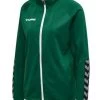 Hummel AUTHENTIC WOMEN POLY ZIP JACKET Grün