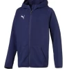 Puma Liga Casuals Hoody Jacket KInder - Navy