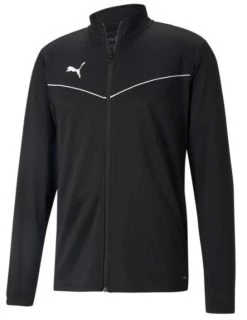 Puma TeamRISE Polyester Jacke Schwarz