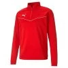 Puma TeamRISE 14 Zip Top - Rot