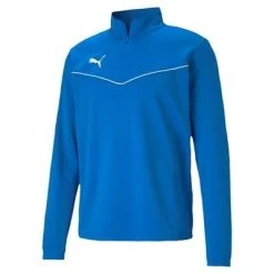 Puma TeamRISE 14 Zip Top - Blau