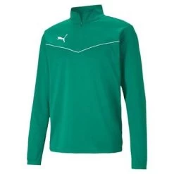 Puma TeamRISE 14 Zip Top - Grün