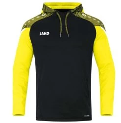 Jako Kapuzensweat Performance - Schwarz/soft Yellow