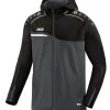 Jako Kapuzenjacke Competition Grau/schwarz