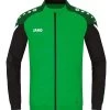 Jako Polyesterjacke Performance - Soft Green/schwarz