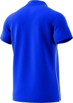 ADIDAS Core 18 Climalite Poloshirt - Blau -Berühmt Sportbekleidung Geschäft CV3590 BackView 1280x1280
