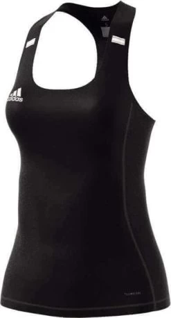 Adidas TEAM19 Compression Tank Women - Schwarz