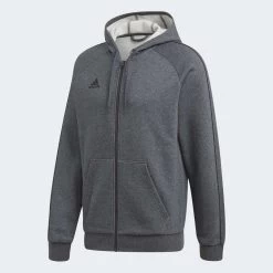 Adidas Core 18 Kapuzenjacke - Dunkelgrau