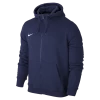 Nike Team Club Full Zip Hoody Kids - Dunkelblau