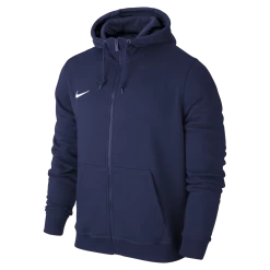 Nike Team Club Full Zip Hoody Kids - Dunkelblau