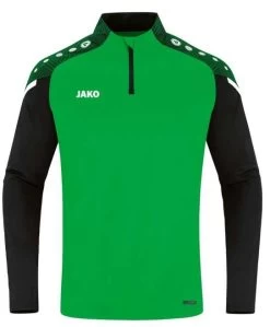 JAKO Performance Ziptop - Grünschwarz
