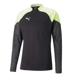PUMA Individual CUP Training 1/4 Zip Top PUMA Black-Fast Yellow