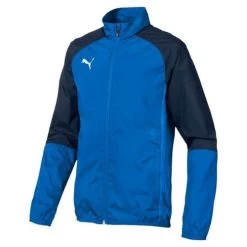 Puma CUP Sideline Woven Jacket Core KIDS- Blau