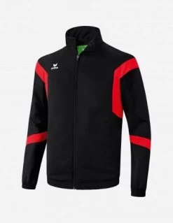 Erima Classic Team Polyesterjacke Kinder - Schwarz/rot
