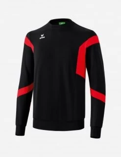 Erima Classic Team Sweatshirt - Schwarz/rot
